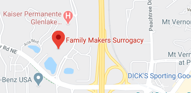 Family Makers Surrogacy map location in Atlanta, GA